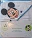 New Disney Mickey Mouse cuddle robe hooded towel turquoise & white boy