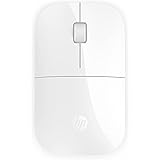 HP Z3700 (V0L80AA) kabellose Maus (1200 optische Sensoren, bis zu 16 Monate Batterielaufzeit, USB Anschluss, Plug&Play) weiß