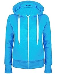 Amazon.co.uk: Turquoise - Hoodies / Women: Clothing