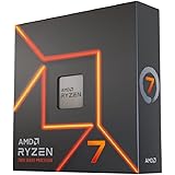 AMD Procesador de escritorio Ryzen™ 7 7700X (8 núcleos/16 hilos, caché de 40 MB, aumento máximo de hasta 5,4 GHz)