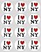 Produktbild 12 I Love New York design reispapier märchen / cup cake 40mm toppers vorgestanzt dekoration