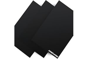 FANCYWING G10 Fiberglass Sheet, 200X300X10.0MM Glass Fiber Composite Laminate Board, Epoxy Resin Panel for DIY Models, RC, 3D Printing, Electrical Insulation 10.0mm Thickness Black