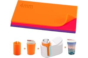 Zinueen Sublimación en blanco funda de silicona para prensa Cricut Mug, 3 espesores compatibles con sublimación en blanco, vaso de impresión de silicona de alta temperatura para accesorios de