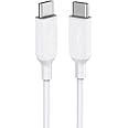 Anker USB C Cable 60W, Powerline III USB-C to USB-C Cable 2.0 (3ft), USB C Charger Cable for MacBook Pro 2020, iPad Pro 2020, iPad Air 4, Switch, Samsung Galaxy S20 Plus S9 S8 Plus, Pixel, and More