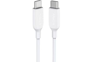 Anker PowerLine III USB-C na USB-C Kabel do szybkiego ładowania,60 W (Biały, 90 cm)