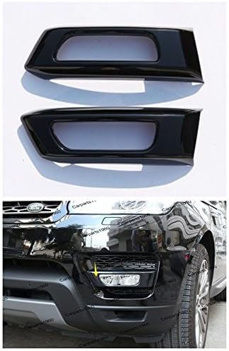 ABS Front Fog lamps light frame cover for Land Rover Range Rover Sport 2014-2016-Black