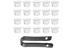 KIMISS 20Pcs Tuercas, Tapa de llanta de rueda para 307 308 408 206 207 Tapa de tuerca de llanta Plástico de nylon Tapa de llanta de rueda