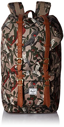 Herschel Little America Rucksack Grau Gr  n Bunt  OneSize