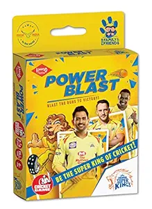 Kaadoo Power Blast-CSK Cricket Card Game