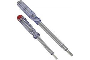 PaulStore 2PC Electrical Mains Voltage Tester Electricians Insulated Screwdriver