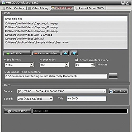 Rybozen Convertidor de audio video USB 2 0 Digitalice y edite video desde cualquier fuente anal  gica incluyendo VCR DVD VCR