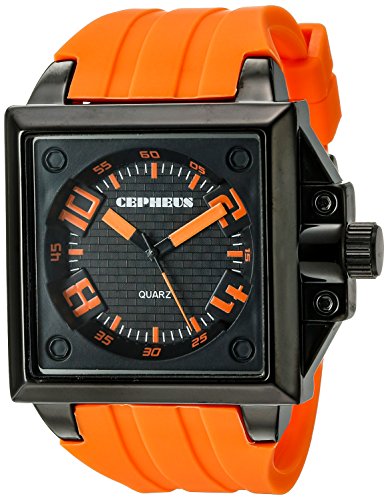 CEPHEUS Herren-Armbanduhr Analog Quarz Silikon CP904-629A CEPHEUS Herren-Armbanduhr Analog Quarz Silikon CP904-629A