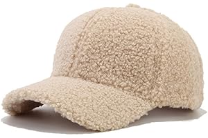 DURINM Baseball cap Winter Cappello Baseball Invernali Cappellino in Lana Berretto da Baseball Unisex Cappelli Invernali Cappelli per Circonferenza della Testa Cappellino con Visiera