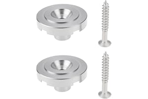 Briny River 2 guías de retención de cuerda ranuradas compatibles con bajos Fender Precision Jazz, color plateado