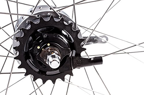 28″ Zoll Laufrad Hinterrad Nabenschaltung Shimano Nexus 7 Gang schwarz - 3