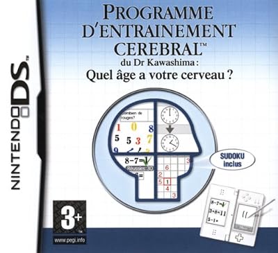 Nintendo Brain Training - Programme d'Entraînement Cérébral du Professeur Kawashima - Quel âge a votre cerveau ?