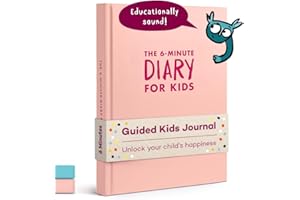 URBESTSELF 6-Minute Kids Diary – Kids Journal 6–12 to Develop a Happy Self, Mindfulness and Positive Habits – Gratitude Journal for Girls & Boys