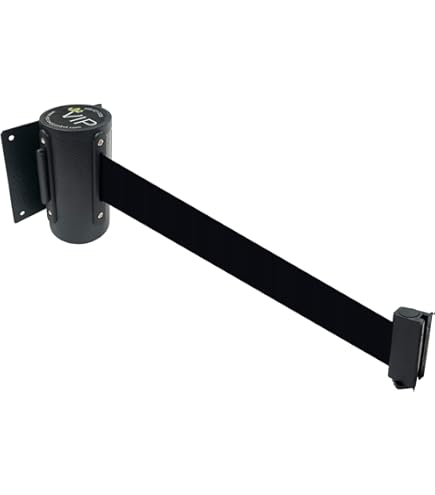 TsoLay Wall Mount Retractable Belt 10M, Crowd Control Wall Barrier With