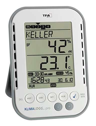 TFA Dostmann Profi Digitale Hygrometer & Thermometer - Nauwkeurig -50 Tot +70°C