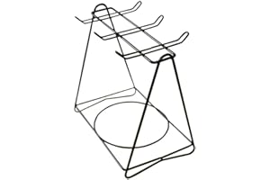 URFEDA Portavasos de café Soportes para tazas con 6 ganchos bajo taza de estante para secar tazas y platos Tazas de café Tazas Platos Drenaje Organizador para café bar casa Organizador De Tazas