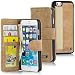 Produktbild Golden Phoenix® ROYAL Lederhülle für Apple-iPhone-6S mit abnehmbarem Backcover, Geldfach und Kartenschlitze inkl. Display Schutzfolie - Hülle Tasche in Braun