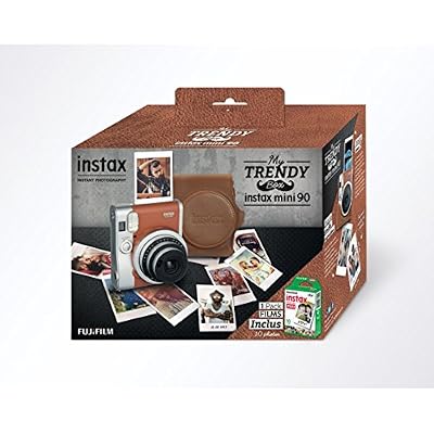 Fujifilm Appareil photo compact Fujifilm PACK INSTAX MINI 90 MARRON RETRO