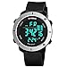 Produktbild XMoments Herren Multi-Funktions-50M Wasserdichte Uhr LED Digital Double Action WatchSmartwatch Stoppuhr Smartwatch Stoppuhr Herren Quartz Analog Armbanduhr Herrenuhr