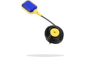 KUIDAMOS Tether Float Switch,Universal Piggyback Float Switch Marine Boat Bilge Pump Float Switch 16.4ft Cable, Septic System, Sump Pump, Water Tank