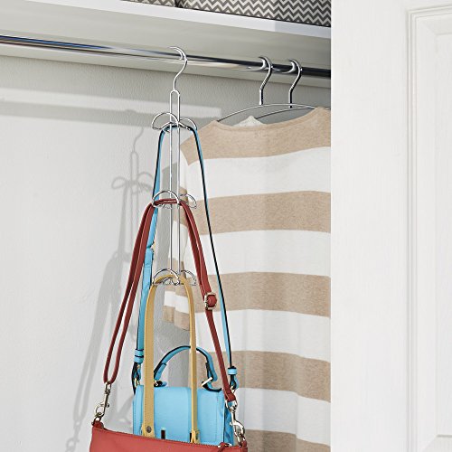 InterDesign 06590EU Classico Handtaschenhalter zum Hängen über die Kleiderstange - 4