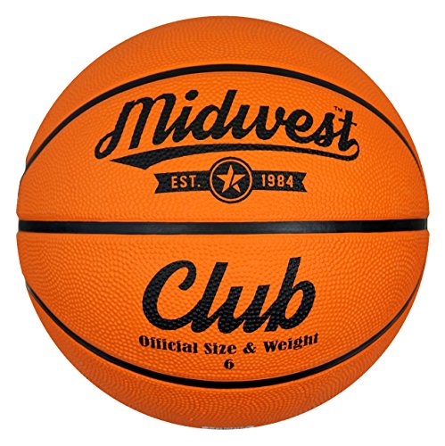 Midwest Unisex's Club Tan Size 6 Basketball Ball, 6