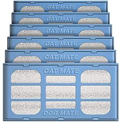 Petmate Set de 6 Cartouches Filtrantes de Rechange à Utiliser avec Les Fontaines Dog Mate/Cat Mate