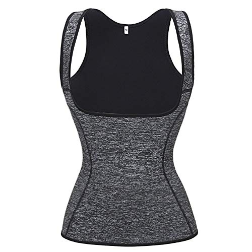 NHEIMA Canotta Fitness da Donna Sauna Maglietta Senza Maniche Dimagranti, Fascia Dimagrante Pancera in Neoprene - Fare Sudare di più per Dimagrire - Canotta Contenitiva Snellente Corsetto Modellante