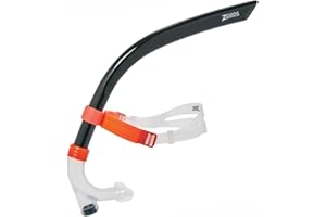 Zoggs Centre Line Snorkel Tubo de esnórquel, Adultos Unisex, Naranja (Naranja), Talla Única