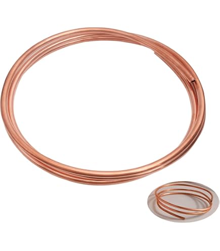 Produktbild von 6er-Set Kupferrohre 2–7 Mm OD X 0,5 Mm Wand, 300 Mm Länge – Nahtlos, Für DIY & Modellbau