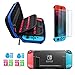 Price comparison product image Jusoney Nintendo switch caseDurable EVA Waterproof Anti-shock Big capacity Nintendo case with Crystal Shell/Switch Clear Cover Case / 2 Pcs upgraded HD Screen protector for Nitendo Switch Console