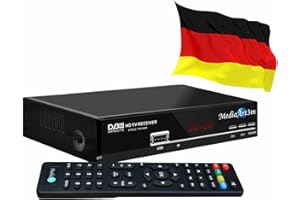 Sat Receiver Mediaart 3m vorprogrammiert Deutsche Senderliste Astra HD 2xUSB YouTube DVB-S2 FTA Scart HDMI
