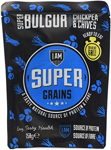 IAM SUPER 250 g Grains Bulgur, Chickpea and Chive - Pack of 6