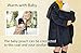 Sweet Mommy Big Hooded Maternity and Mother's Duffle Coat with baby pouch CAMELL