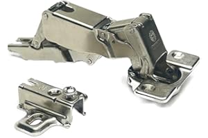 Cerniera per Anta Cucina Universale FERRARI con Apertura 165-170° Slide-On - Viti e Basetta Inclusa H4.5mm - Interasse 48mm - Ø 35mm - Made in Italy - FERROELETTRA (2)