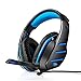 Produktbild PUNICOK GM-3 PC Gaming Headset Kopfhörer mit Mikrofon 3.5mm on Ear Surround Sound Ohrhörer und Lautstärkeregelung für PC Laptop Tablet Mobile Phones Blau