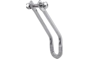 cyclingcolors Support de Lampe Acier Inoxydable feu Phare Avant vélo Compatible avec NIRO, 90mm