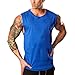 Produktbild OSYARD Herren Sommer T-Shirt, Men's Fitnessstudios Bodybuilding Tops Fitness Ärmelloses Muskelshirt Weste,Heißer Freizeit Rundhals Solide Tank