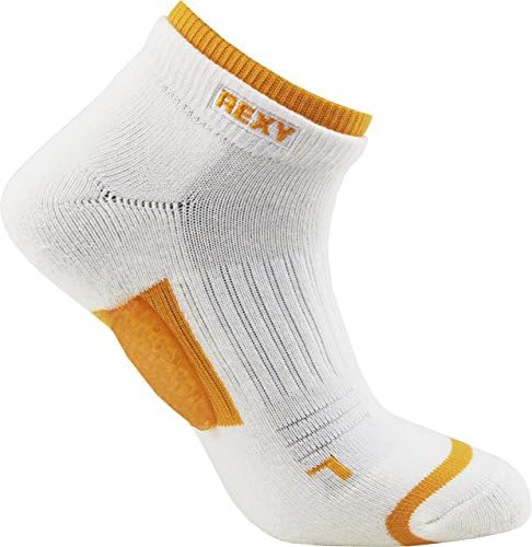REXY Women's Ankle Atheltic Performance Nonslip Socks 8.5-10 Yellow