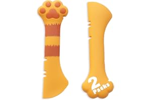 Meow&Woof Łyżka do mokrej karma dla kotów, mini szpatułka do karmienia zwierząt, bez BPA, do karmienia zwierząt, małe słoiki, szpatułki, łatwe czyszczenie, do puszek na karmę dla psów (2'