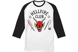 Stranger Things Unisex Strangers Things Hellfire Club Unisex T Shirt T-Shirt (Pack of 1)
