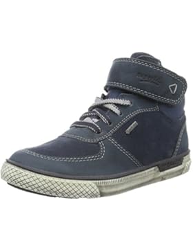 Superfit LUKE 700441, Jungen Hohe Sneakers, Blau (NIAGARA KOMBI 94)