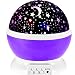 Produktbild kokome 360 Grad Romantik Zimmer Sky Projektor Nachttisch Lampe Rotation Night Star Projektor für Babys und Kinder Schlafzimmer Geschenk