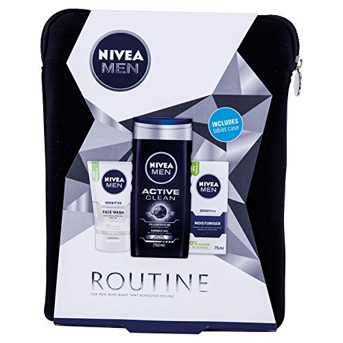 Nivea Men Routine 3-Piece with 10 Inch Tablet Case Gift Set