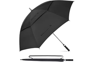 Snowalva 62 Inch Golf Umbrella Windproof Strong, Large Umbrella Double Vented Canopy Golf Umbrella Automatic Open Extra Big Golf Outdoor Umbrella