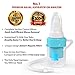 Premium Nasal Aspirator for Baby, Soft Silicone, Non-irritating Tip, Washable and Reusable, No Filters Needed, Hospital Grade Snot Sucker for Baby Nose Congestion